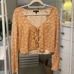 Kendall & Kylie/Pacsun Linen Blouse